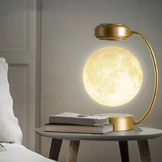 3D Magnetic Levitation Moon Lamp Night Light Rotating Moon Floating Lamp DIY Kit